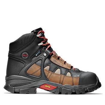 Timberland Férfi PRO Hyperion 6" Alloy Toe Vízálló Bakancs Barna / Fekete